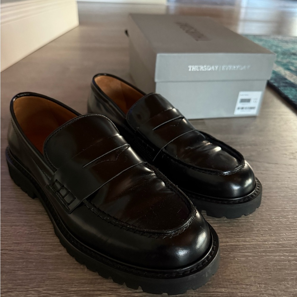 Thursday Boot Company Penny Black Loafers